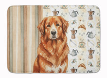 Load image into Gallery viewer, Reddish Brown Great Pyrenees Coffee Bar Memory Foam Kitchen Mat
