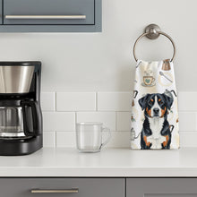 Load image into Gallery viewer, Greater Swiss Mountain Dog Coffee Bar Kitchen Towel