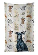 Load image into Gallery viewer, Black Greyhound Coffee Bar Kitchen Towel