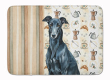 Load image into Gallery viewer, Black Greyhound Coffee Bar Memory Foam Kitchen Mat