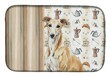 Load image into Gallery viewer, Fawn Greyhound Coffee Bar Dish Drying Mat