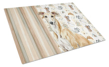 Load image into Gallery viewer, Fawn Greyhound Coffee Bar Glass Cutting Board