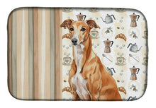 Load image into Gallery viewer, Red Greyhound Coffee Bar Dish Drying Mat