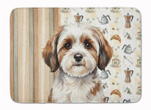 Load image into Gallery viewer, Parti-color Havanese Coffee Bar Memory Foam Kitchen Mat