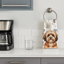 Load image into Gallery viewer, Sable Havanese Coffee Bar Kitchen Towel