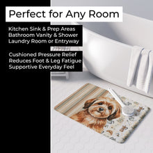 Load image into Gallery viewer, Sable Havanese Coffee Bar Memory Foam Kitchen Mat
