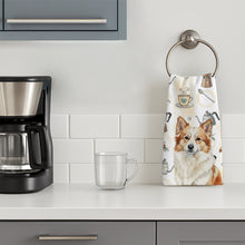 Load image into Gallery viewer, Tan Icelandic Sheepdog Coffee Bar Kitchen Towel