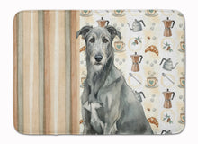 Load image into Gallery viewer, Gray Irish Wolfhound Coffee Bar Memory Foam Kitchen Mat