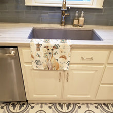 Load image into Gallery viewer, Fawn Italian Greyhound Coffee Bar Kitchen Towel