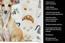 Load image into Gallery viewer, Fawn Italian Greyhound Coffee Bar Kitchen Towel