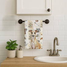 Load image into Gallery viewer, Fawn Italian Greyhound Coffee Bar Kitchen Towel