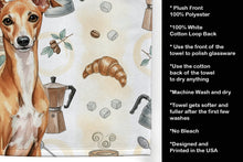 Load image into Gallery viewer, Red Italian Greyhound Coffee Bar Kitchen Towel