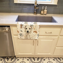 Load image into Gallery viewer, White Jack Russell Terrier Coffee Bar Kitchen Towel