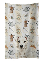 Load image into Gallery viewer, White Jack Russell Terrier Coffee Bar Kitchen Towel