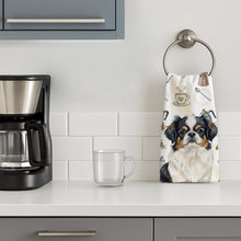 Load image into Gallery viewer, Tricolor Japanese Chin Coffee Bar Kitchen Towel