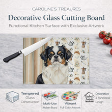 Load image into Gallery viewer, Tricolor Japanese Chin Coffee Bar Glass Cutting Board