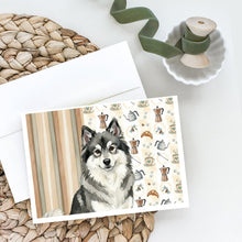 Load image into Gallery viewer, Keeshond Coffee Bar Greeting Cards Pack of 8