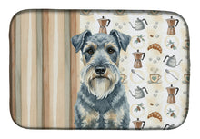 Load image into Gallery viewer, Kerry Blue Terrier Coffee Bar Dish Drying Mat