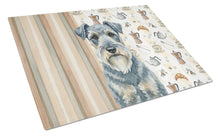 Load image into Gallery viewer, Kerry Blue Terrier Coffee Bar Glass Cutting Board