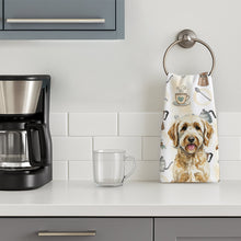 Load image into Gallery viewer, Labradoodle Coffee Bar Kitchen Towel