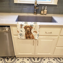 Load image into Gallery viewer, Chocolate Labrador Retriever Coffee Bar Kitchen Towel
