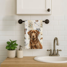 Load image into Gallery viewer, Chocolate Labrador Retriever Coffee Bar Kitchen Towel