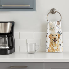 Load image into Gallery viewer, Yellow Labrador Retriever Coffee Bar Kitchen Towel
