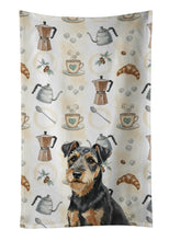 Load image into Gallery viewer, Black and Tan Lakeland Terrier Coffee Bar Kitchen Towel