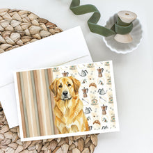 Load image into Gallery viewer, Lion Yellow Leonberger Coffee Bar Greeting Cards Pack of 8