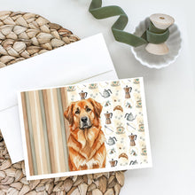 Load image into Gallery viewer, Red Leonberger Coffee Bar Greeting Cards Pack of 8