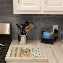 Load image into Gallery viewer, Sandy Leonberger Coffee Bar Glass Cutting Board