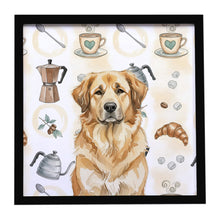 Load image into Gallery viewer, Sandy Leonberger Coffee Bar Framed Metal Print