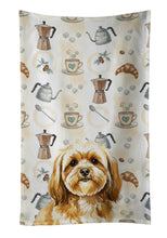 Load image into Gallery viewer, Gold Lhasa Apso Coffee Bar Kitchen Towel