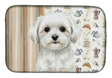 Load image into Gallery viewer, Maltese Coffee Bar Dish Drying Mat