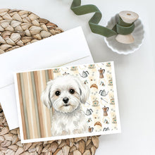 Load image into Gallery viewer, Maltese Coffee Bar Greeting Cards Pack of 8