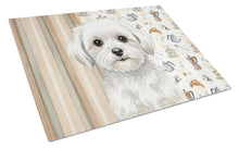 Load image into Gallery viewer, Maltese Coffee Bar Glass Cutting Board