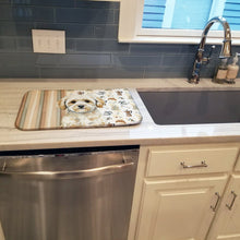 Load image into Gallery viewer, Maltipoo Coffee Bar Dish Drying Mat