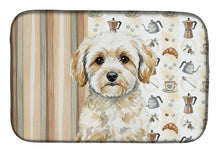 Load image into Gallery viewer, Maltipoo Coffee Bar Dish Drying Mat