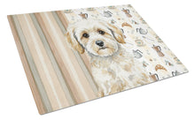 Load image into Gallery viewer, Maltipoo Coffee Bar Glass Cutting Board