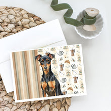 Load image into Gallery viewer, Manchester Terrier Coffee Bar Greeting Cards Pack of 8