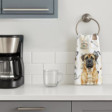 Load image into Gallery viewer, Fawn Mastiff Coffee Bar Kitchen Towel