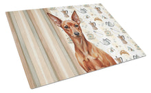 Load image into Gallery viewer, Red Miniature Pinscher Min Pin Coffee Bar Glass Cutting Board