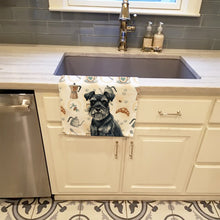 Load image into Gallery viewer, Black Miniature Schnauzer Coffee Bar Kitchen Towel