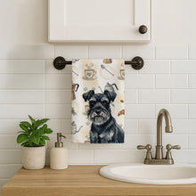 Load image into Gallery viewer, Black Miniature Schnauzer Coffee Bar Kitchen Towel