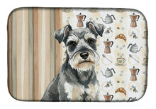 Load image into Gallery viewer, Miniature Schnauzer Coffee Bar Dish Drying Mat