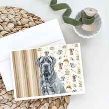 Load image into Gallery viewer, Blue Neapolitan Mastiff Coffee Bar Greeting Cards Pack of 8