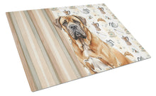 Load image into Gallery viewer, Neapolitan Mastiff Coffee Bar Glass Cutting Board