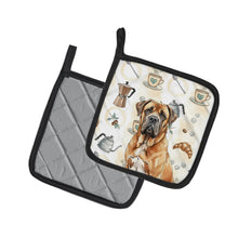Load image into Gallery viewer, Neapolitan Mastiff Coffee Bar Pair of Pot Holders