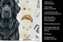 Load image into Gallery viewer, Black Newfoundland Coffee Bar Kitchen Towel