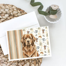 Load image into Gallery viewer, Brown Newfoundland Coffee Bar Greeting Cards Pack of 8